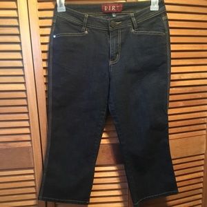DIRT Dark Denim Blue Capris